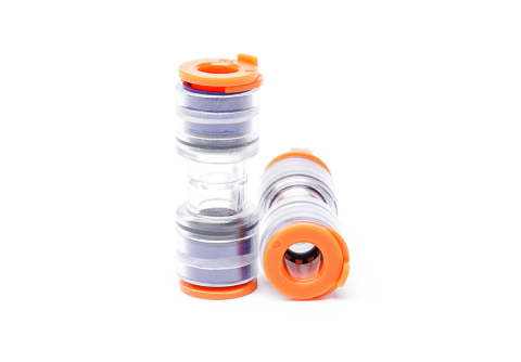 FCST-ERPU7/4 HDPE Microduct Push Fit Connector