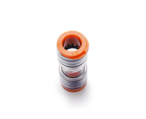 FCST-ERPU1/2"(12.7/10) Clear-Lock coupler (50 / Box )