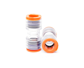 FCST-ERPU14/10 Push fit microduct straight connector ( 50 / Box )