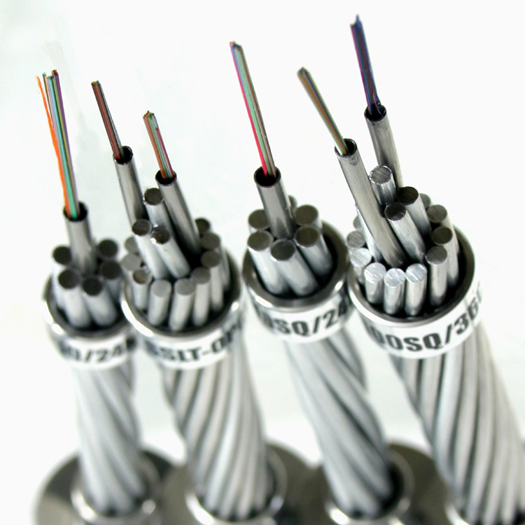  HASC-OPGW-24F-ALT &ndash; Has&ccedil;elik OPGW Cable, 24-Fiber, Aluminum Central Tube